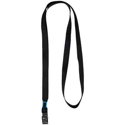 Шнурок для бейджа Axent з металивим кліпом, чорний (4532-01-A) Вінниця