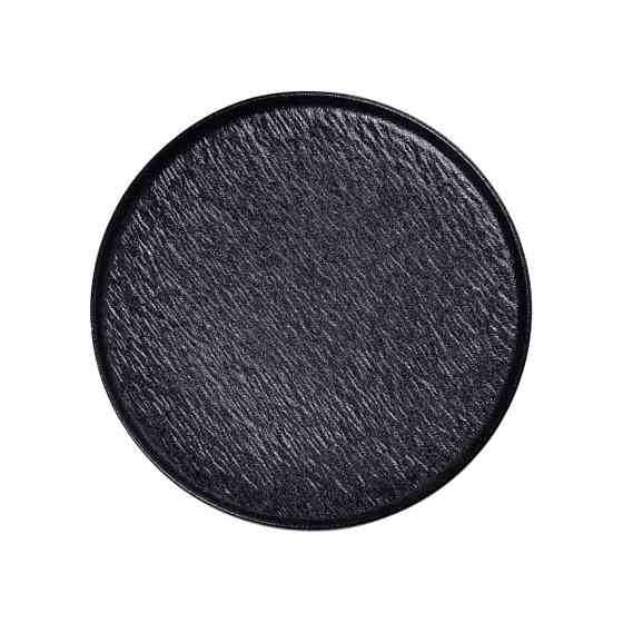 Yiwu Тарілка порцелянова 25 см плоска чорна HP-7-735 Київ