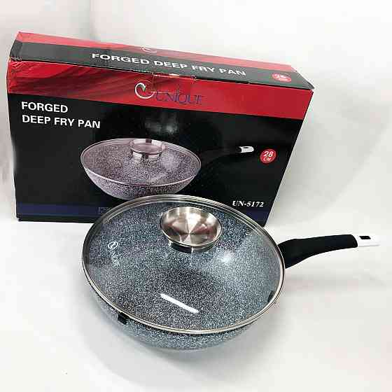 Алюмінієві сковорідки з антипригарним покриттям UNIQUE UN-5172 28 см, Сковорода для варіння TP-18 Івано-Франківськ