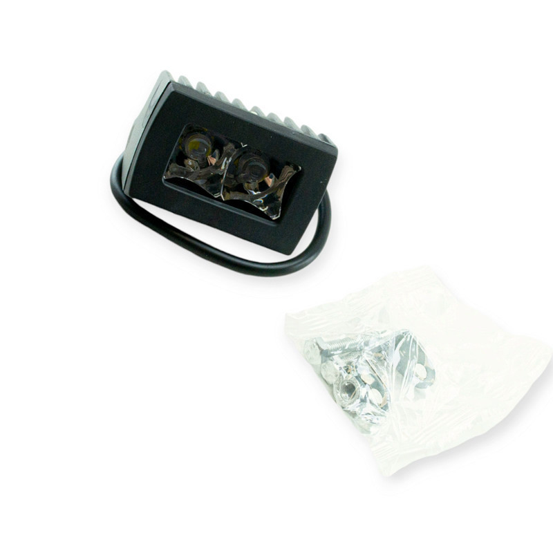 Фара LED прямокутна 75х45х45 (ДВШ) 20W дальній CREE Optimal-L додаткова Мукачево - фото 1