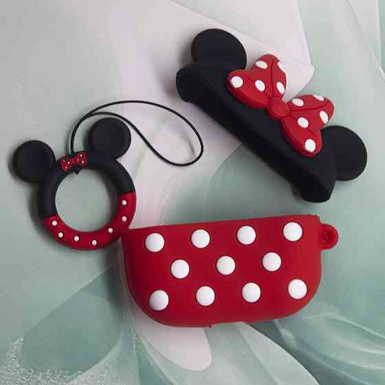 3D чехол для AirPods Pro Minnie Mouse Red Київ