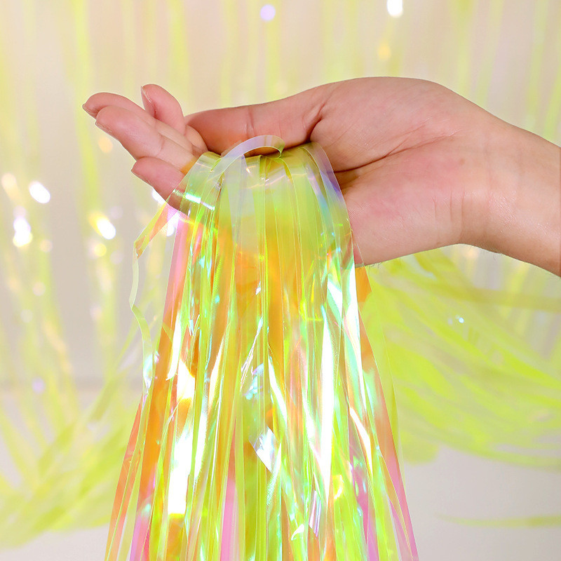 Для фото зони дощик 2 м на 1 м перламутрово-жовтий Київ - фото 3