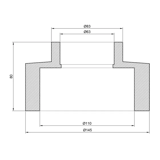 Муфта PPR Thermo Alliance 110х63 Киев
