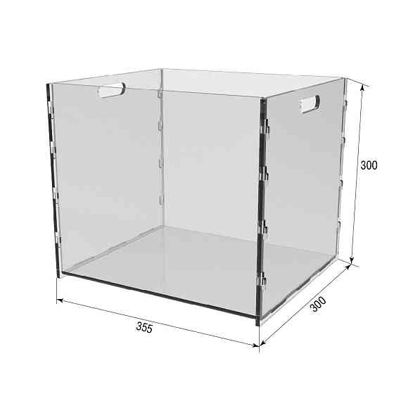 Коробка акриловая EKOSTAR 355х300х300 ПЕТ 6мм Киев