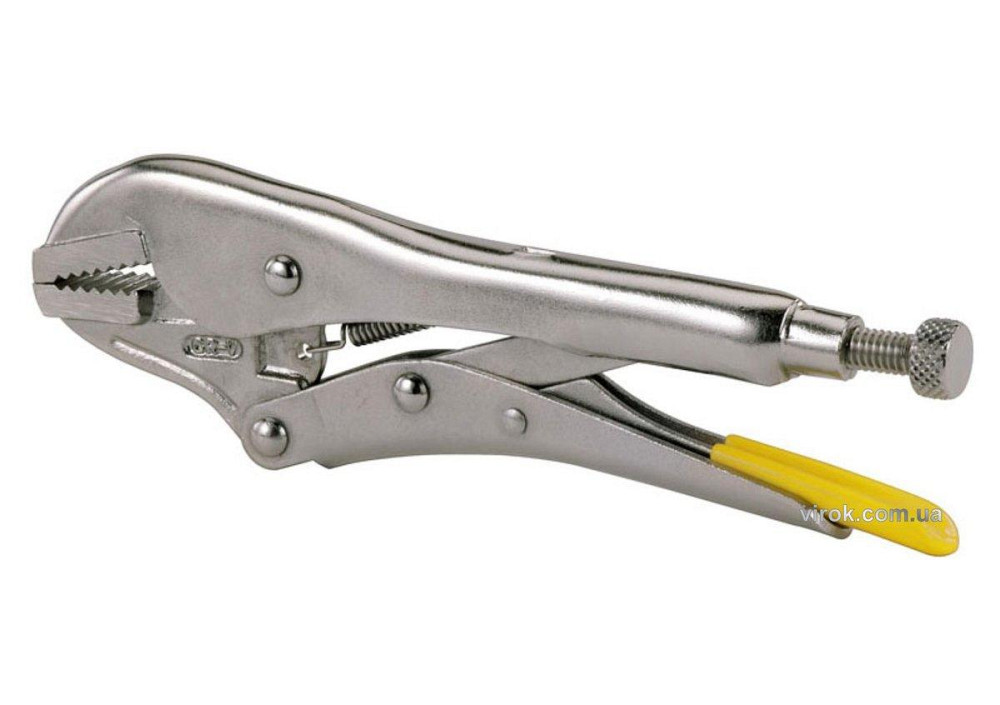Кліщі затискні STANLEY з фіксатором з прямими губками, l= 225 мм Одеса - фото 1