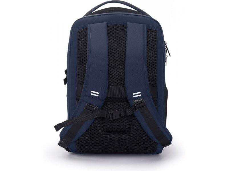 Рюкзак городской Bobby Bizz Business 18л-25л для ноутбука 16 дюймов с защитой от краж и порезов (Синий) Винница - изображение 12
