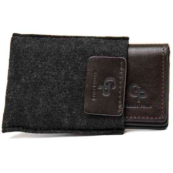 Кожаная обложка для автодокументов GRANDE PELLE 11492 Темно-коричневый Киев