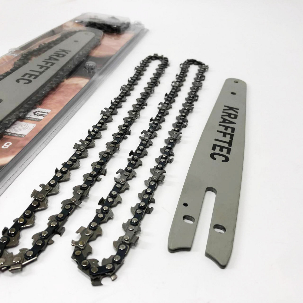 Гарний ланцюг для бензопили 40 см + 2 цепи 16 дюймов, Шина і ланцюг для електропил ZV-70 Львів - фото 4