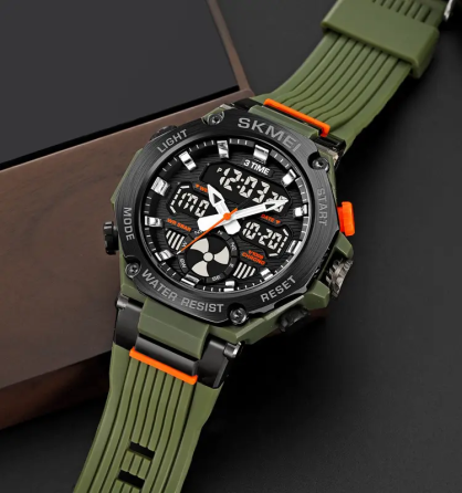 Годинник чоловічий спортивний наручний Skmei 2223 Зелений Вінниця