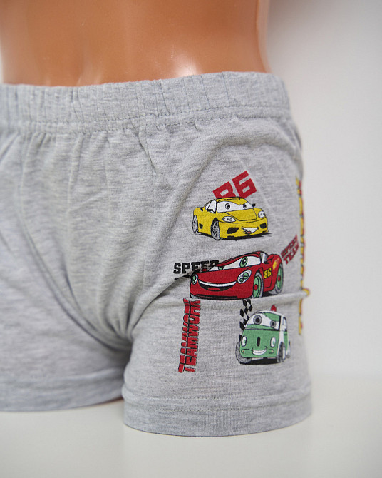 Боксеры подростковые однотонные - сбоку надпись. Набор из 5 шт. Nicoletta 41384 12-13 Киев - изображение 4