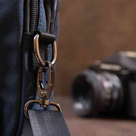 Сумка на пояс нейлон Vintage 20649 Синя Київ