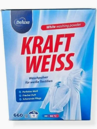 Порошок з відбілювачем Deluxe Enzo Kraft Weiss 660г Львів