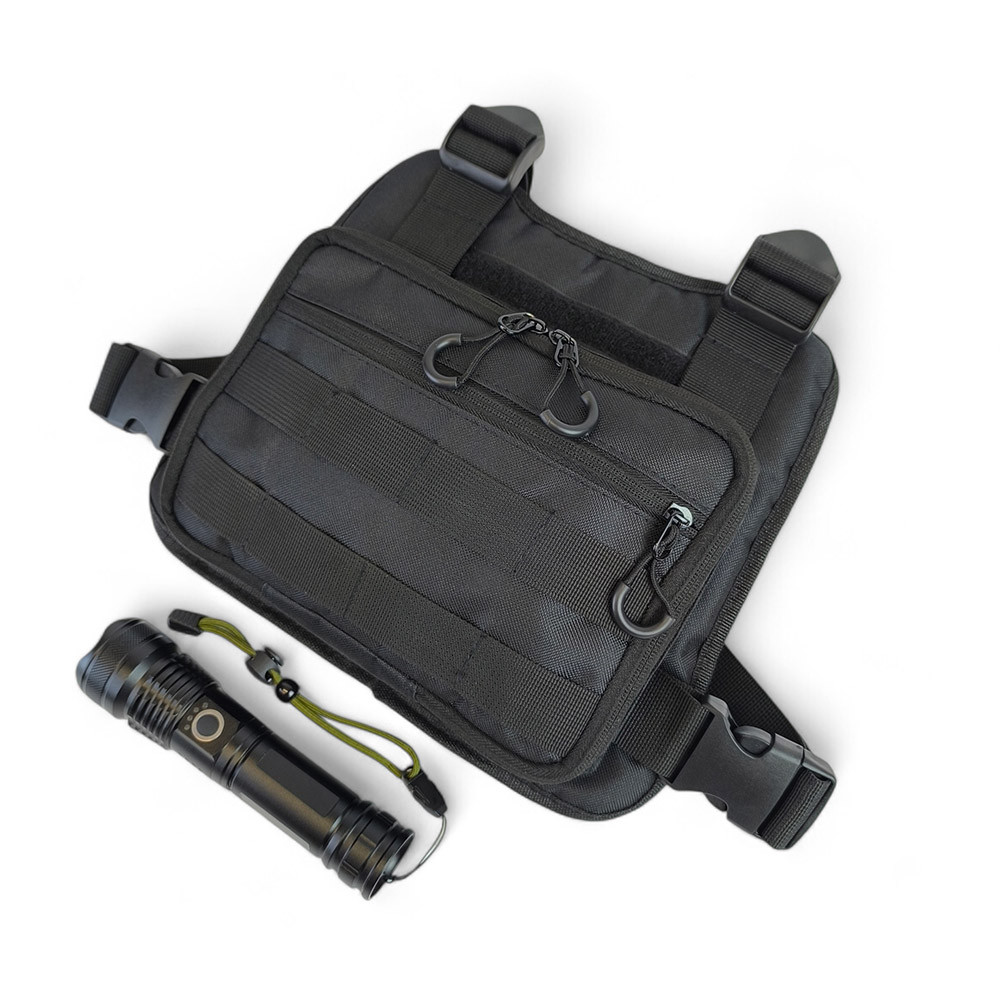 Молодіжна брезентова сумка, Чоловіча нагрудна сумка універсальна Чоловіча брезентова через плече IU-64 Львів - фото 9