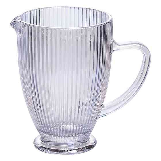 Ребристий скляний кувшин 1.2 л Київ