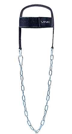 Тренажер для шиї VNK шлейка для накачування м’язів шиї фітнес бодібілдинг кросфіт регульований Київ