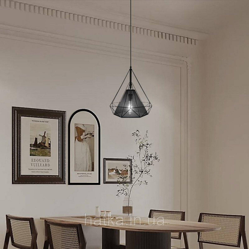 Люстра в стилі лофт GLD-18110-1-D390-BLACK Київ - фото 3