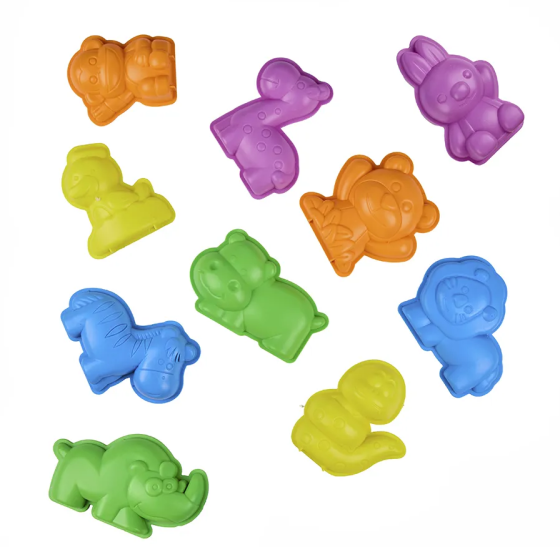 Набір снігу кінетичний пісок для дітей, набір “Сніговий зоопарк”, маса для ліплення, творчості з формою для ліплення Кам'янець-Подільський