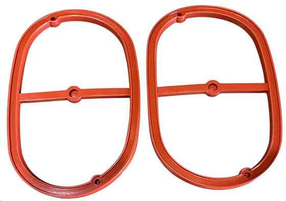 Прокладка кришки клапанів УРАЛ (2 шт.) червоні I Мукачево