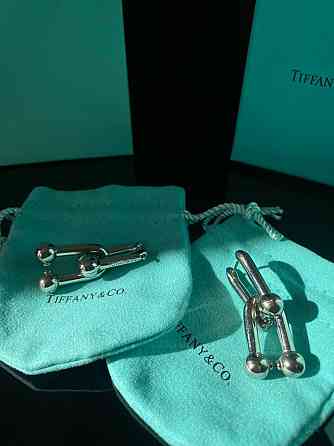 Tiffany Тиффани серьги крупные  hardwear покрытие серебро / упакованы в мешочек Одесса