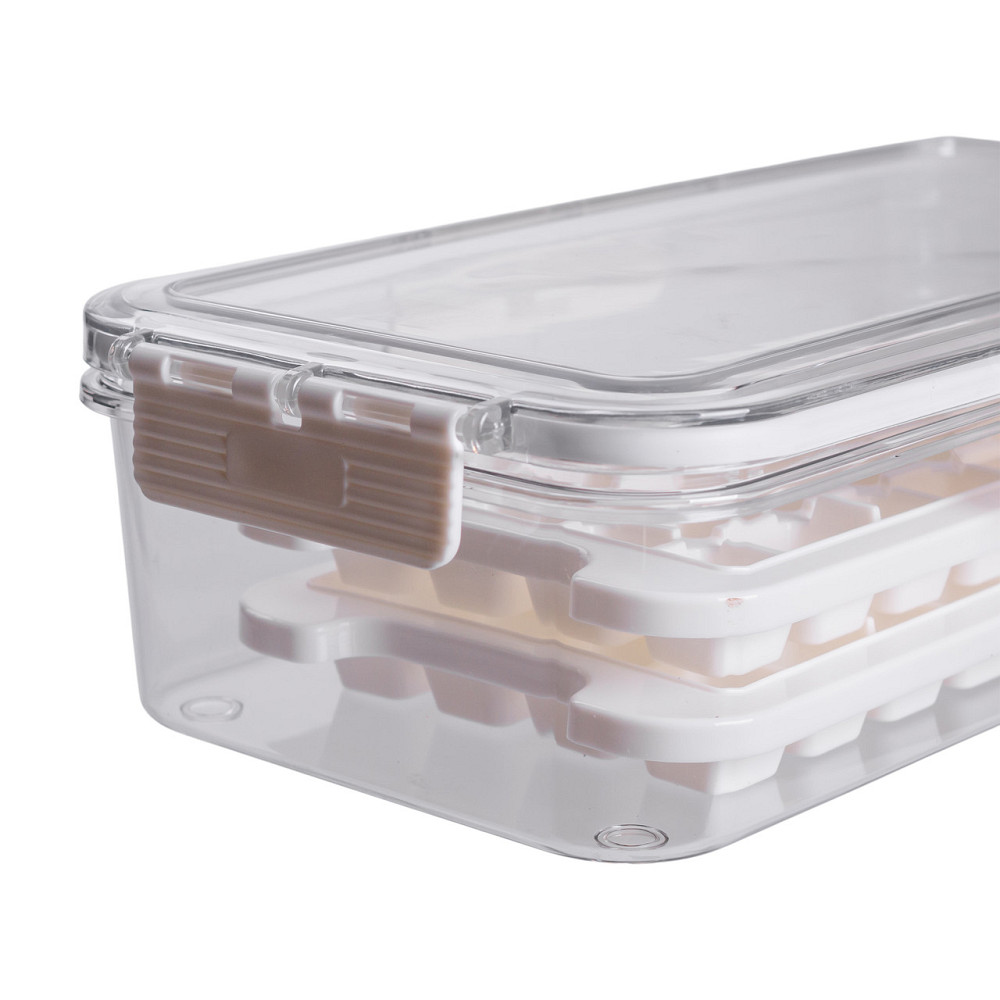 Yiwu Контейнер для заморозки льоду з кришкою 72 відсіку 30.5х16х7.5 см харчовий контейнер пласт Коломыя - изображение 8