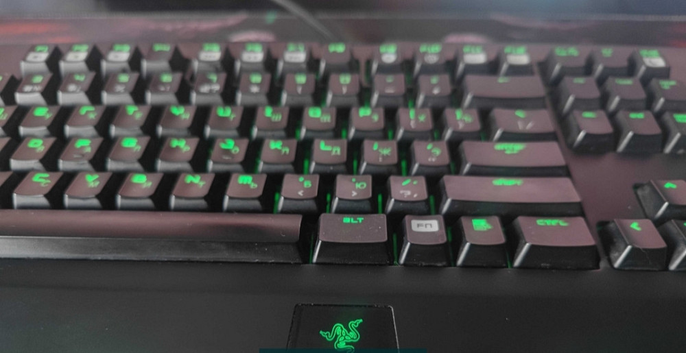 Клавіатура Механічна Razer Black Widow ( Cherry MX Blue Switches) Харків - фото 1