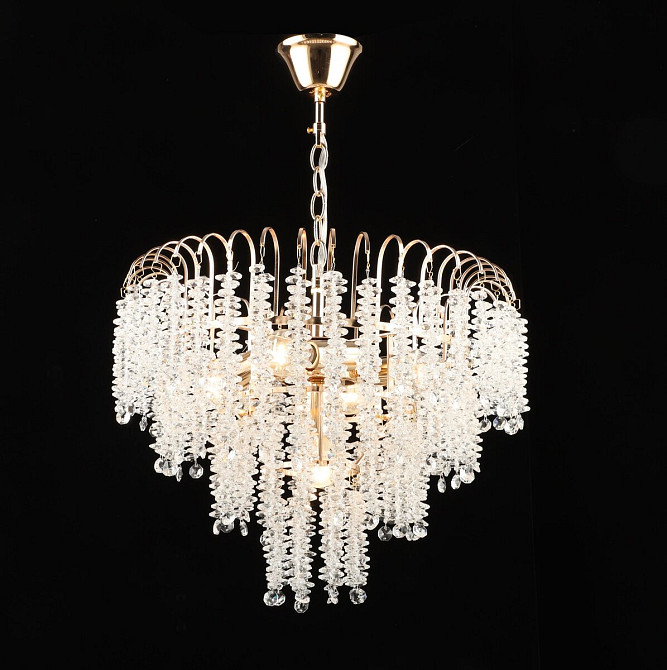 VALESO Люстра підвісна кришталева E2689/5, Золото Коломия - фото 1
