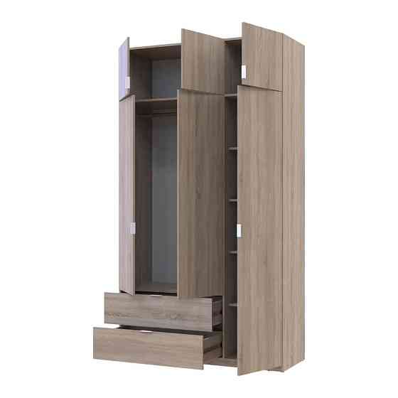 Шкаф для одежды Doros Лукас Дуб Сонома 3ДСП 135х50х240 DRS-011655 (80737803) Львов