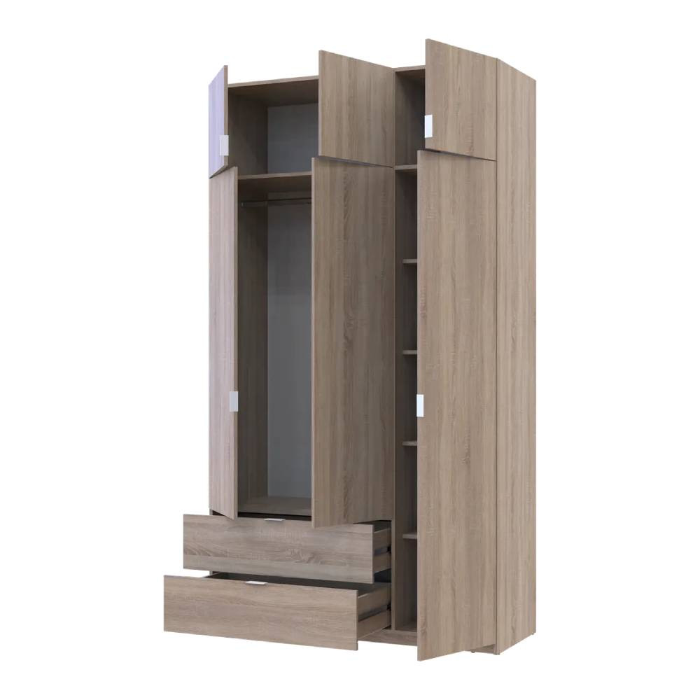 Шкаф для одежды Doros Лукас Дуб Сонома 3ДСП 135х50х240 DRS-011655 (80737803) Львов - изображение 2