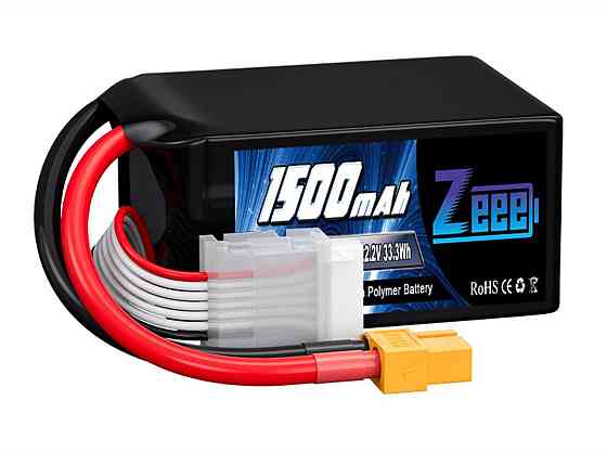 Акумулятор Zeee 22.2V 120C 1500mah 6S RC Lipo XT60 Київ