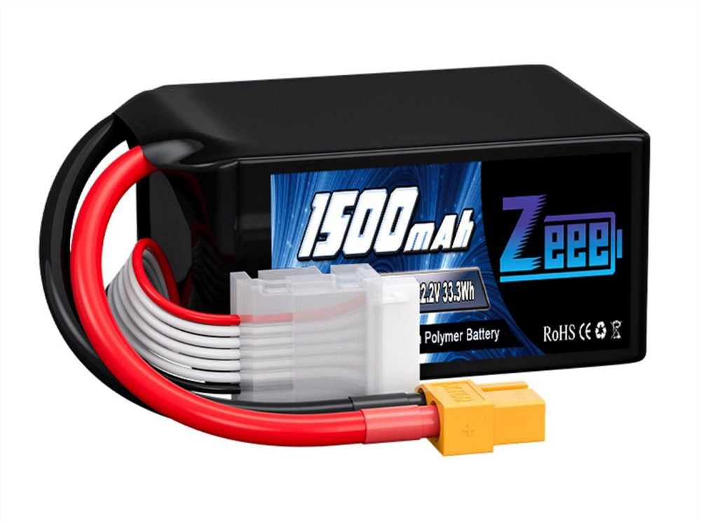 Акумулятор Zeee 22.2V 120C 1500mah 6S RC Lipo XT60 Київ - фото 1