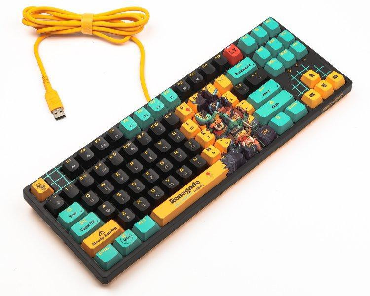 Клавіатура Bloody AT87 RGB Renegade Black/Yellow ( 21527 ) Харків - фото 2