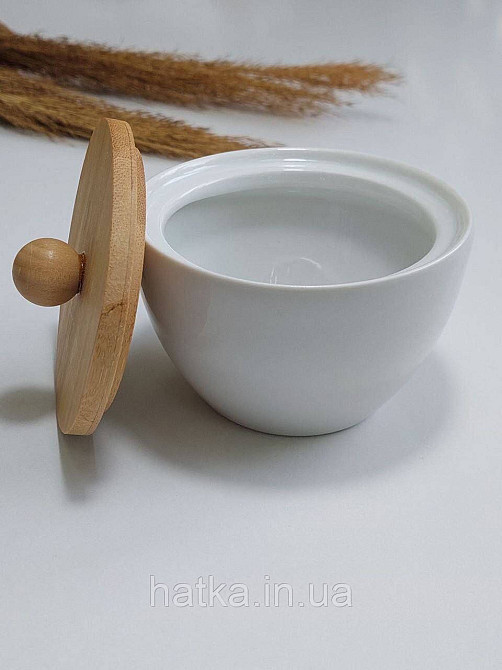 Цукорниця керамічна "Нордика" 200 мл біла Київ - фото 3