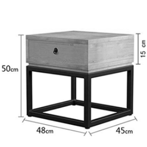 Приліжкова тумба "Ластурвіль" венге-каррі Миколаїв - фото 2