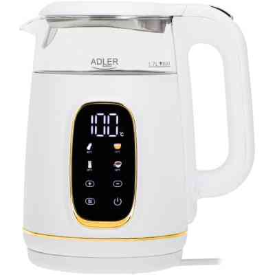 Електрочайник Adler AD 1305 white gold Вінниця