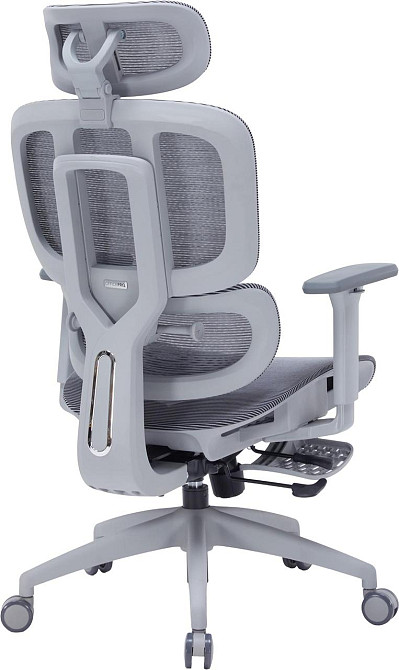 Крісло офісне Officepro Skyline Footrest Gray/Dark Gray (OC750-G-DG-DG) ( 27540 ) Харків - фото 6