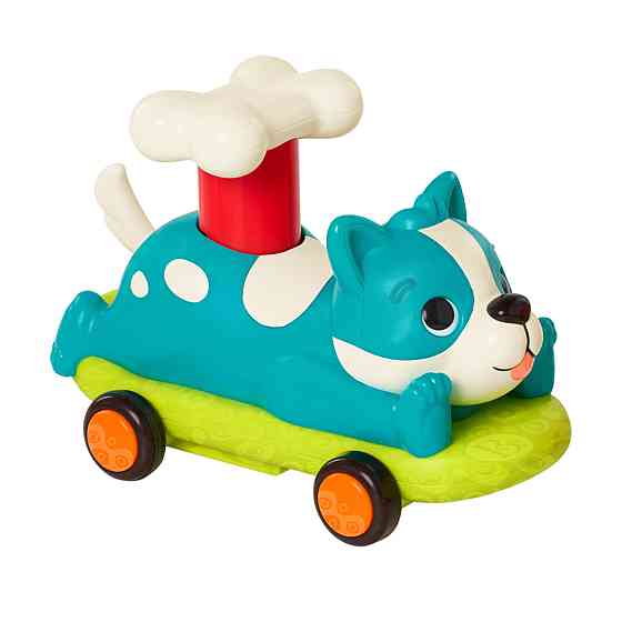Машинка інерційна серії Лапкомобілі - Песик, колір бірюза Дніпро