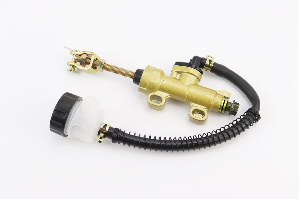 Гальмівний циліндр головний задній МОТОцикли / ATV (кріплення: min=33мм; max=56мм) тип 1, золотистий Київ - фото 1