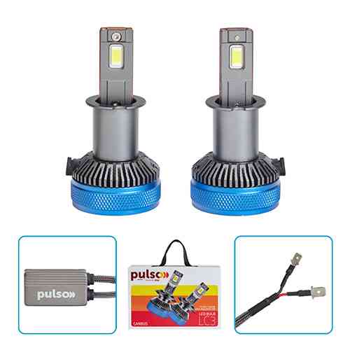 LED лампы PULSO LC3-H3 с чипами 3570 CSP, 9-30V, 2x65W, 13000Lm, 6000K Харьков