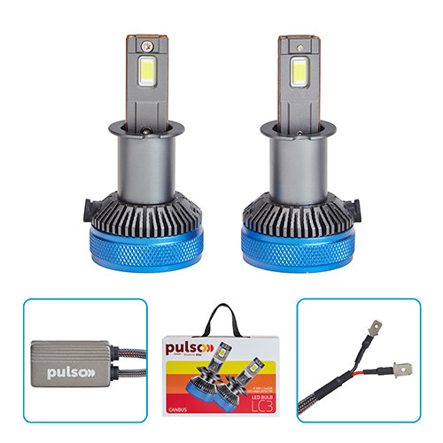Світлодіодні лампи PULSO LC3-H3 з чіпами 3570 CSP, 9-30V, 2x65W, 13000Lm, 6000K Харків - фото 1