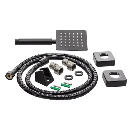 Смеситель для ванны с душевым гарнитуром WEZER PRO7-02-BLACK черный Киев