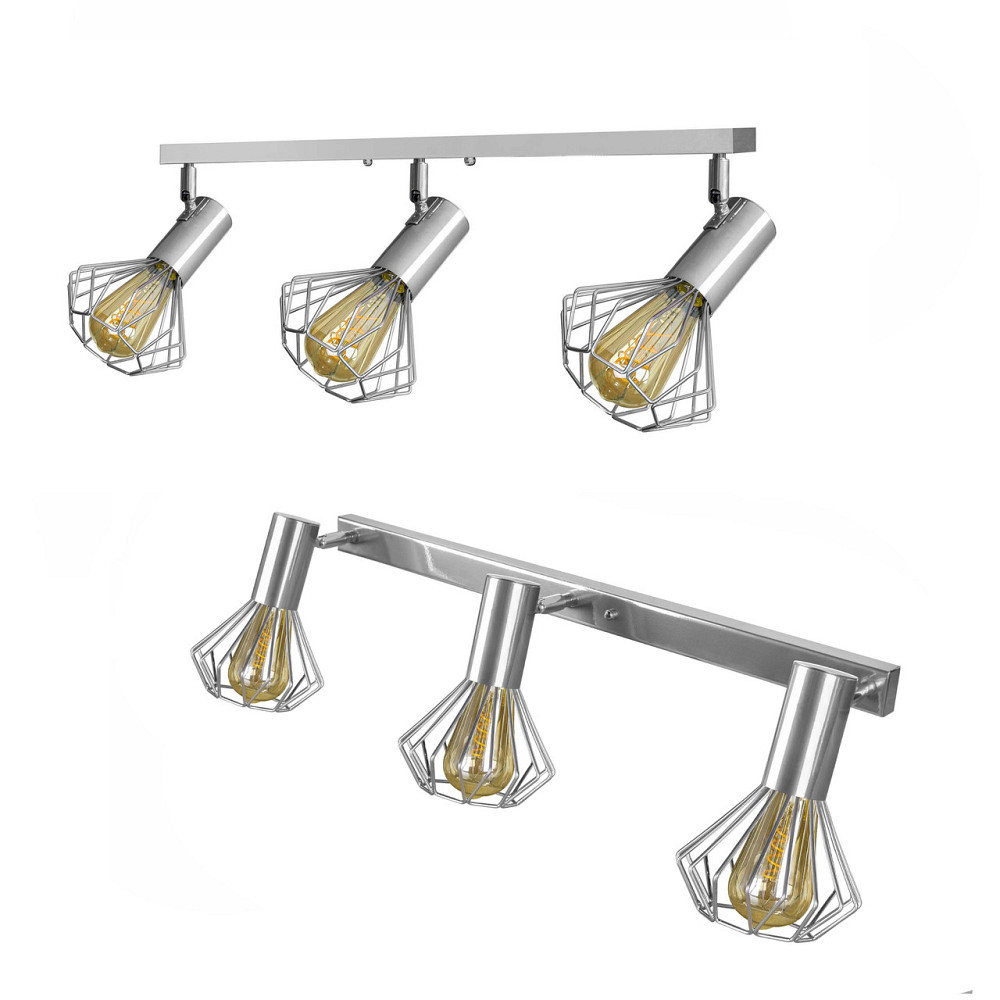 Светильник на планке с поворотними плафонами 3-Е27 Diadem NL 22151-3 CR хром Киев - изображение 1