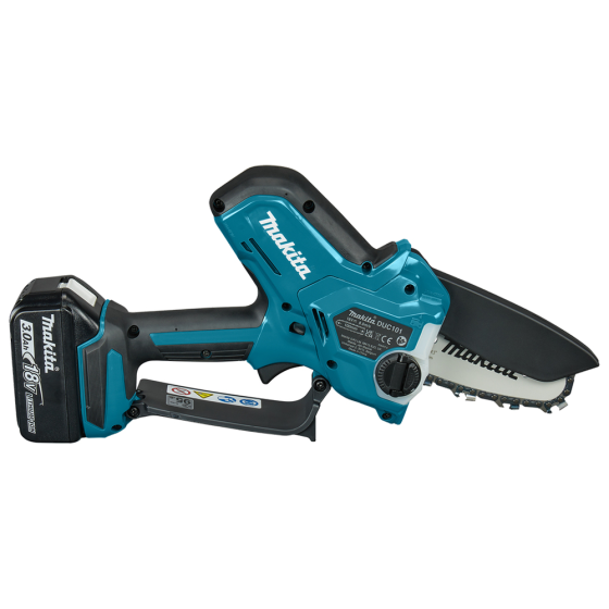 Професійна акумуляторна ланцюгова пила Makita DUC101SF : з АКБ 18V 3.0 Ah, шина 100 мм Київ