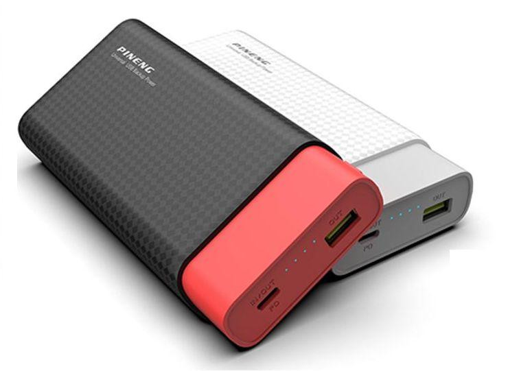 Портативный внешний аккумулятор Pineng PN-882 20000 mAh Power Bank Черный Винница - изображение 3