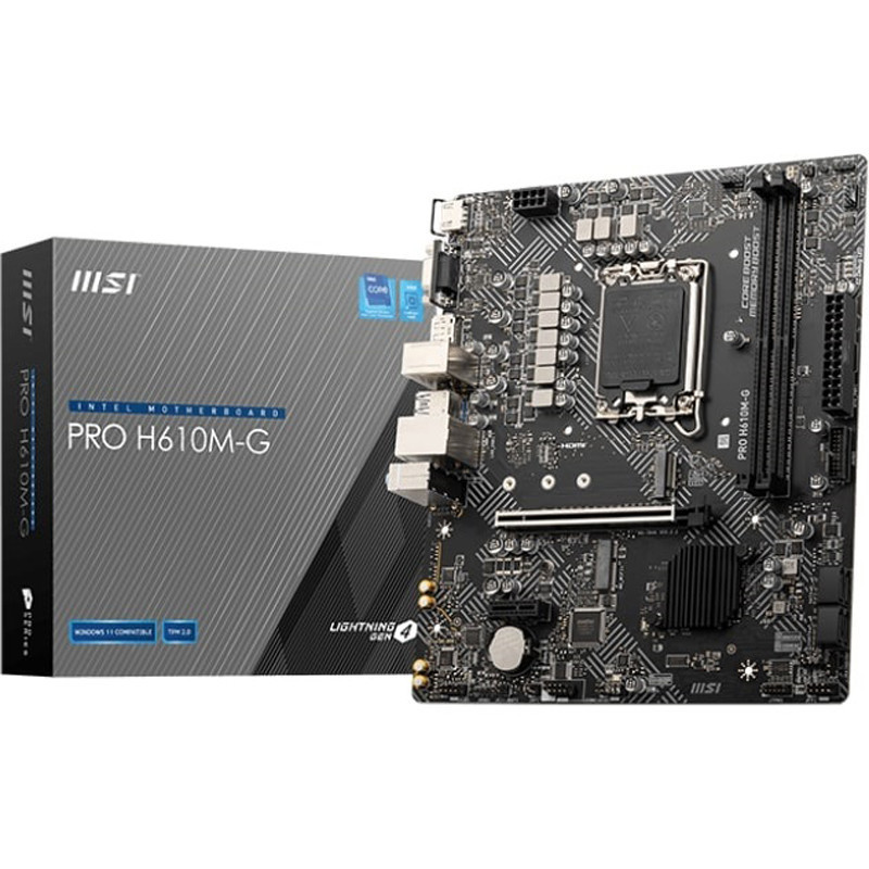 Материнська плата MSI Pro H610M-G Socket 1700 ( Для настільного ПК ) Харьков - изображение 5