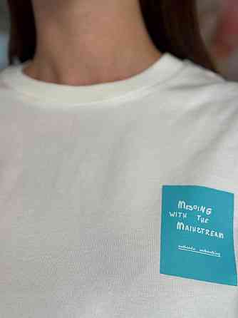 Жіночий стильний зручний лонгслів кулір-турецька бавовна Білий Одеса