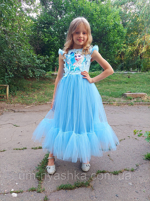 Сукня принцеси Ельзи Фрозен Холодне серце костюм Ельзи Кривий Ріг - фото 8