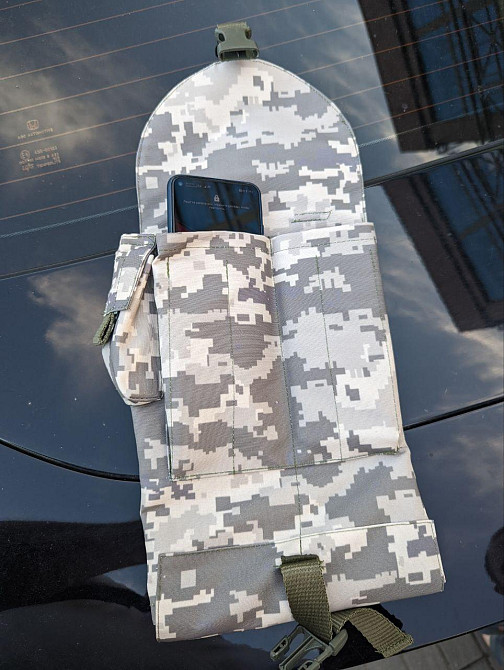 Підсумок подвійний для РПК та АК з кріпленням моллі (Molle), підсумок на 4 магазини на пояс рпс пікс Днепр - изображение 8