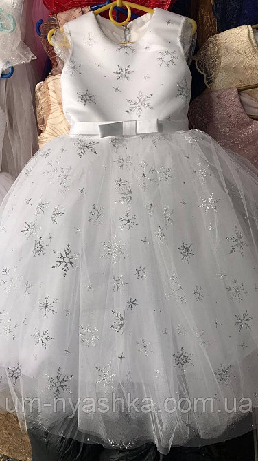 Платье Снежинка нарядное белое платье со снежинками Снежинка со снежинками Кривой Рог - изображение 5
