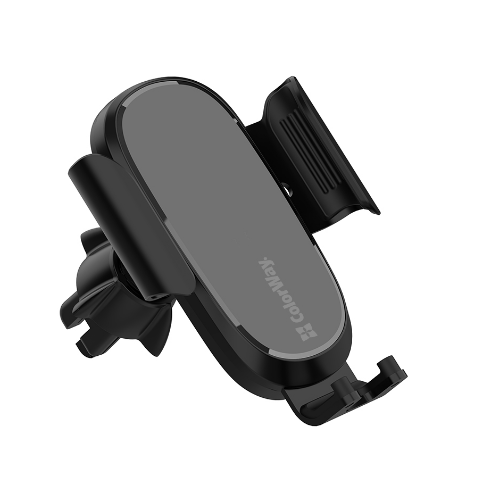 Тримач автомобільний для мобільного + БЗП 2в1 Air Vent Car ColorWay CW-CHAW038Q-BK чорний Житомир - изображение 8