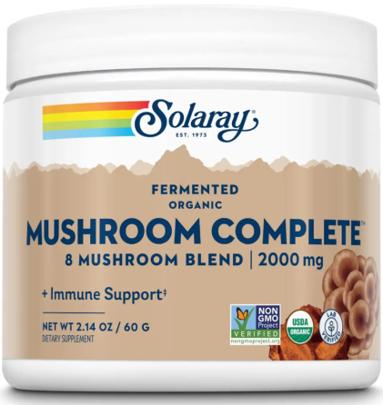 Органічний комплекс з ферментованих грибів Organic Fermented Mushroom Complete 2000mg 60g Київ